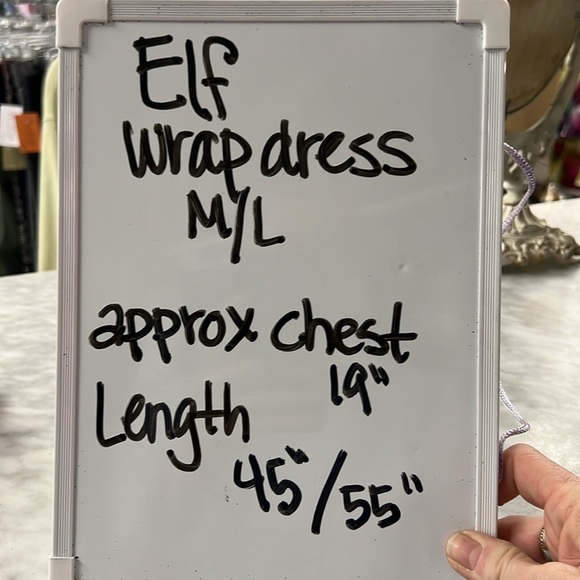 ELf Australia Bright Floral Wrap Maxi Dress size M/L - Picture 7 of 8